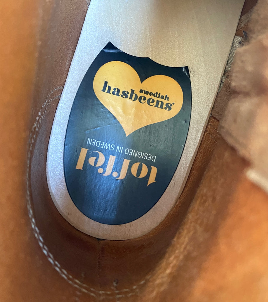 LOOP - Swedish Hasbeens Clog Booties, Sz 41 (#419)