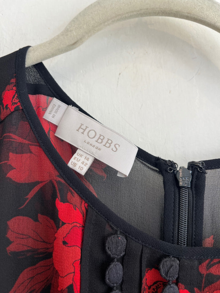 LOOP - Hobbs London Floral Dress, Sz 10 (#419)