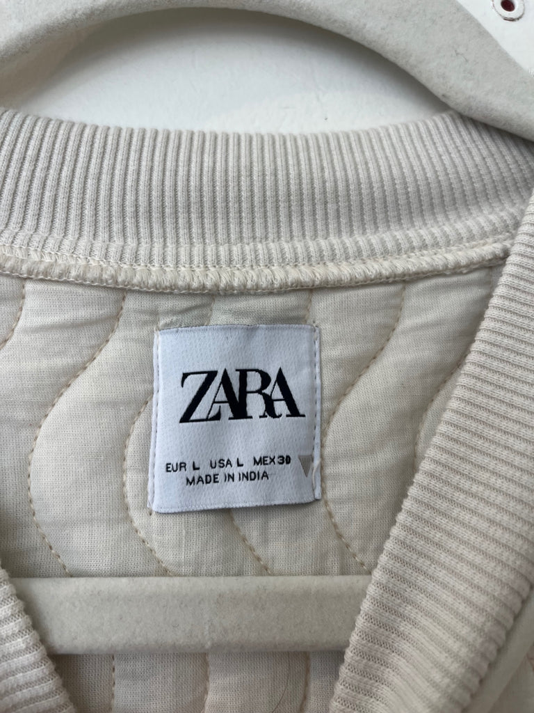LOOP - Zara Quilted Sweatshirt, Sz L (#419)