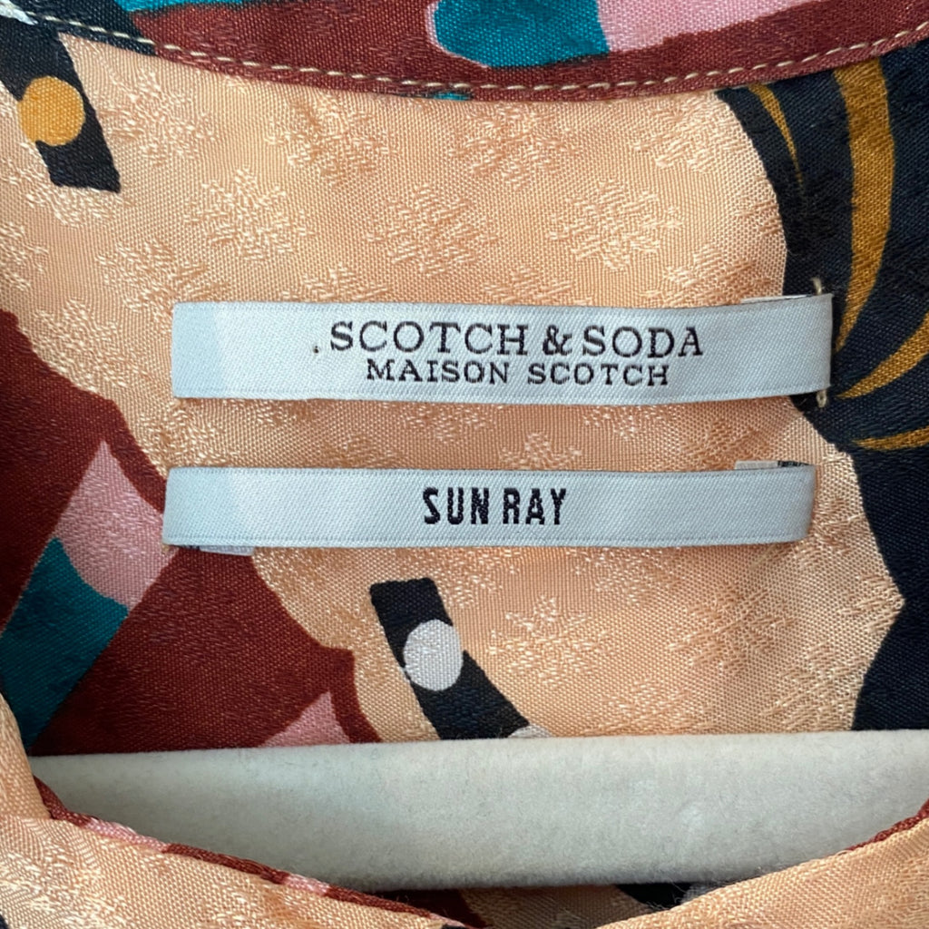 LOOP - Scotch & Soda Floral Print Top, Sz M  (#356)