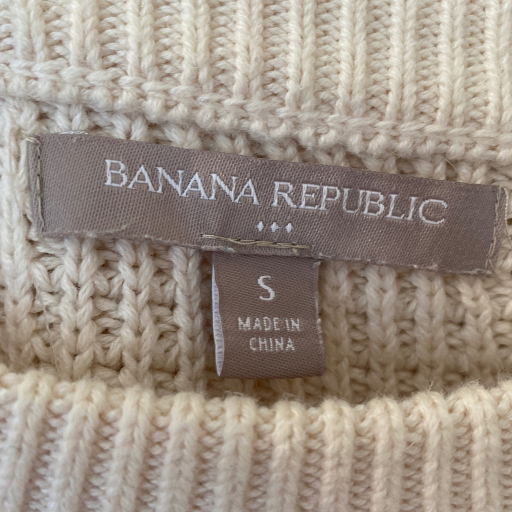 LOOP - Banana Republic Cotton Waffle Knit Sweater, Sz S (#339)