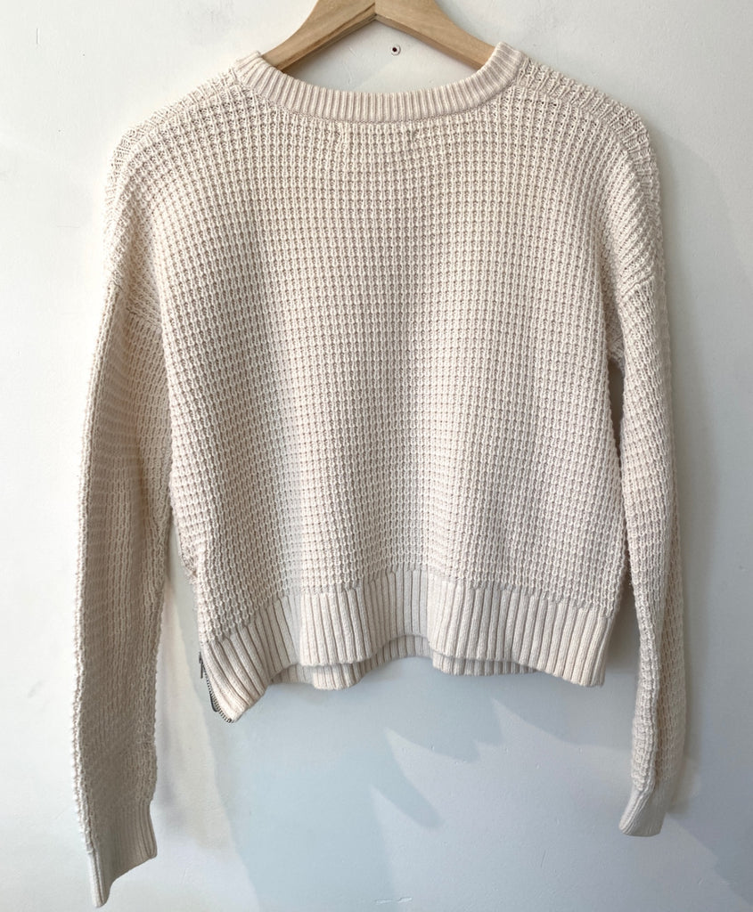 LOOP - Banana Republic Cotton Waffle Knit Sweater, Sz S (#339)