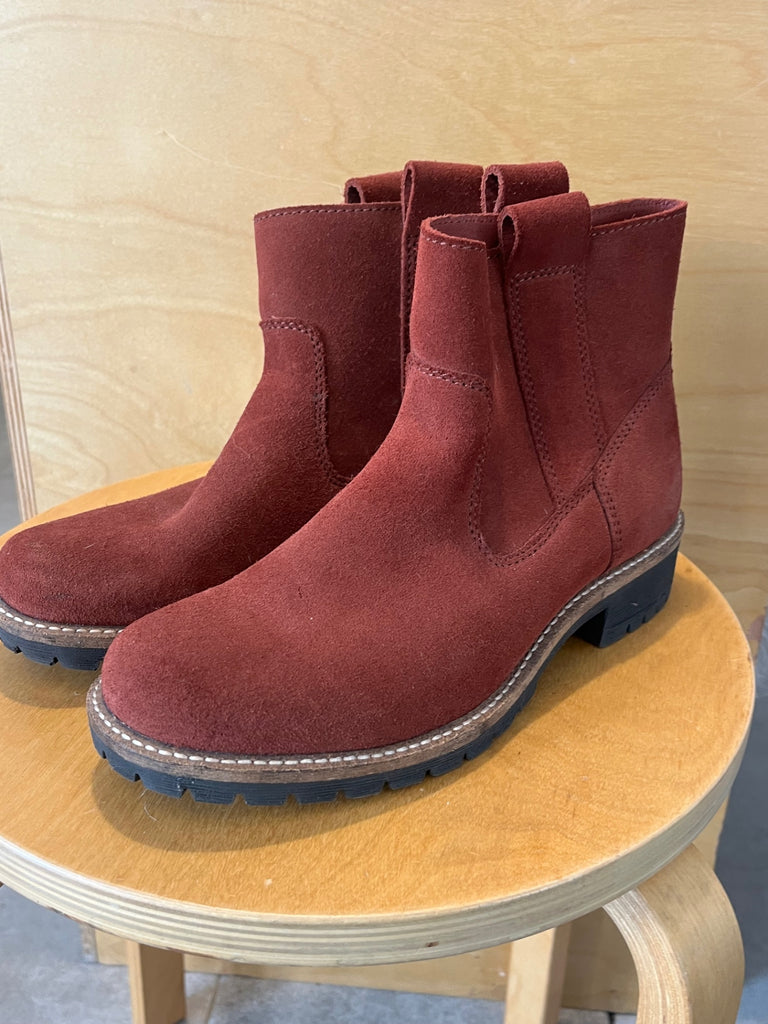 LOOP - Ecco Suede Ankle Boots, Sz 8 (#41)