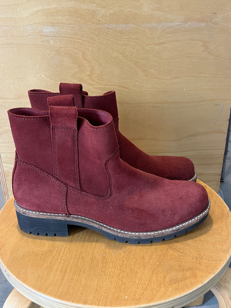 LOOP - Ecco Suede Ankle Boots, Sz 8 (#41)