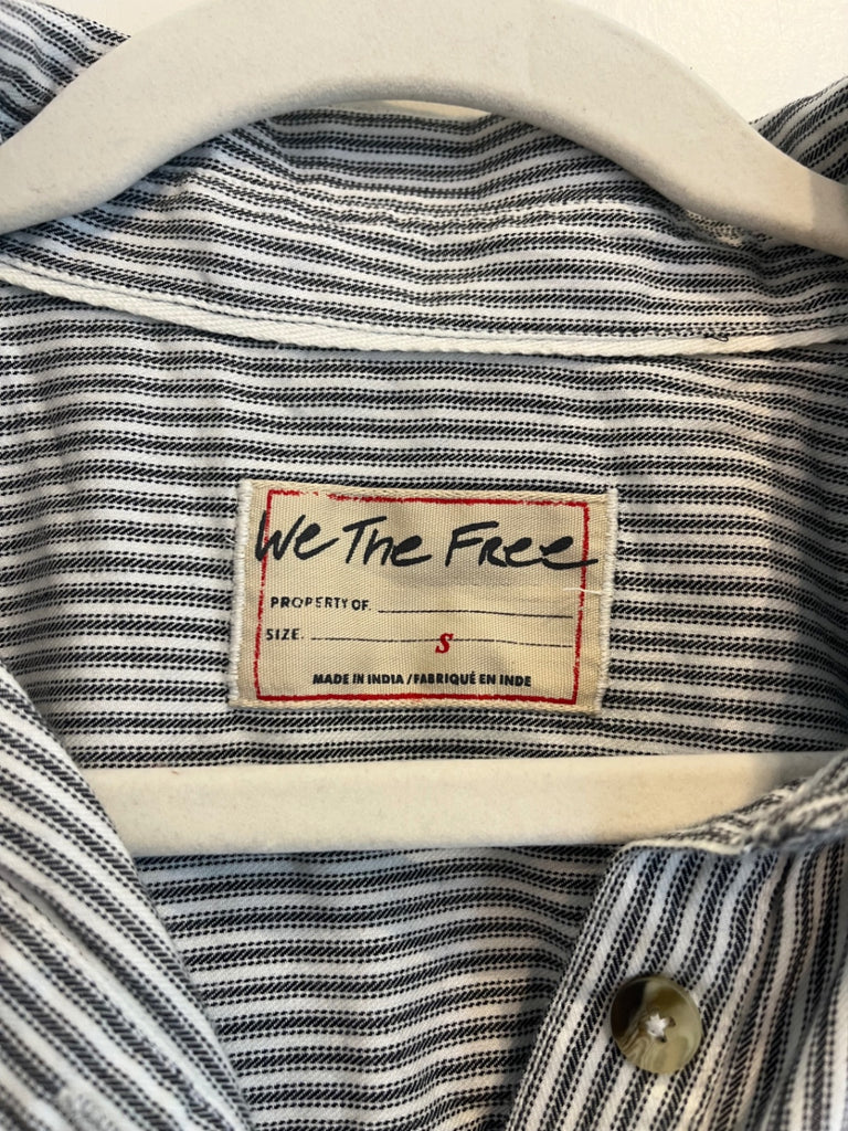 LOOP - We The Free Ruffle Hem Button Down, Sz S (#41)