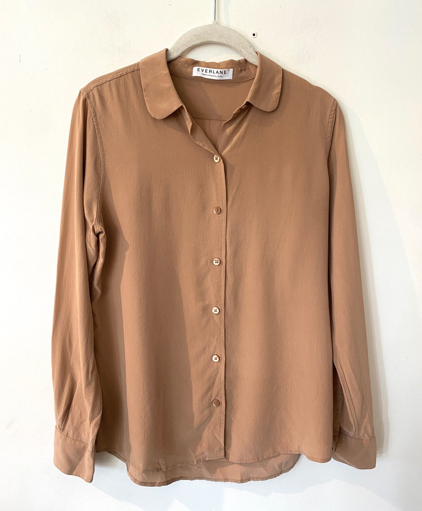 LOOP - Everlane Silk Blouse, Sz XS (#286)