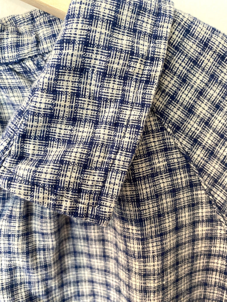 LOOP - Poetry Plaid Blouse, Sz 8 (#286)