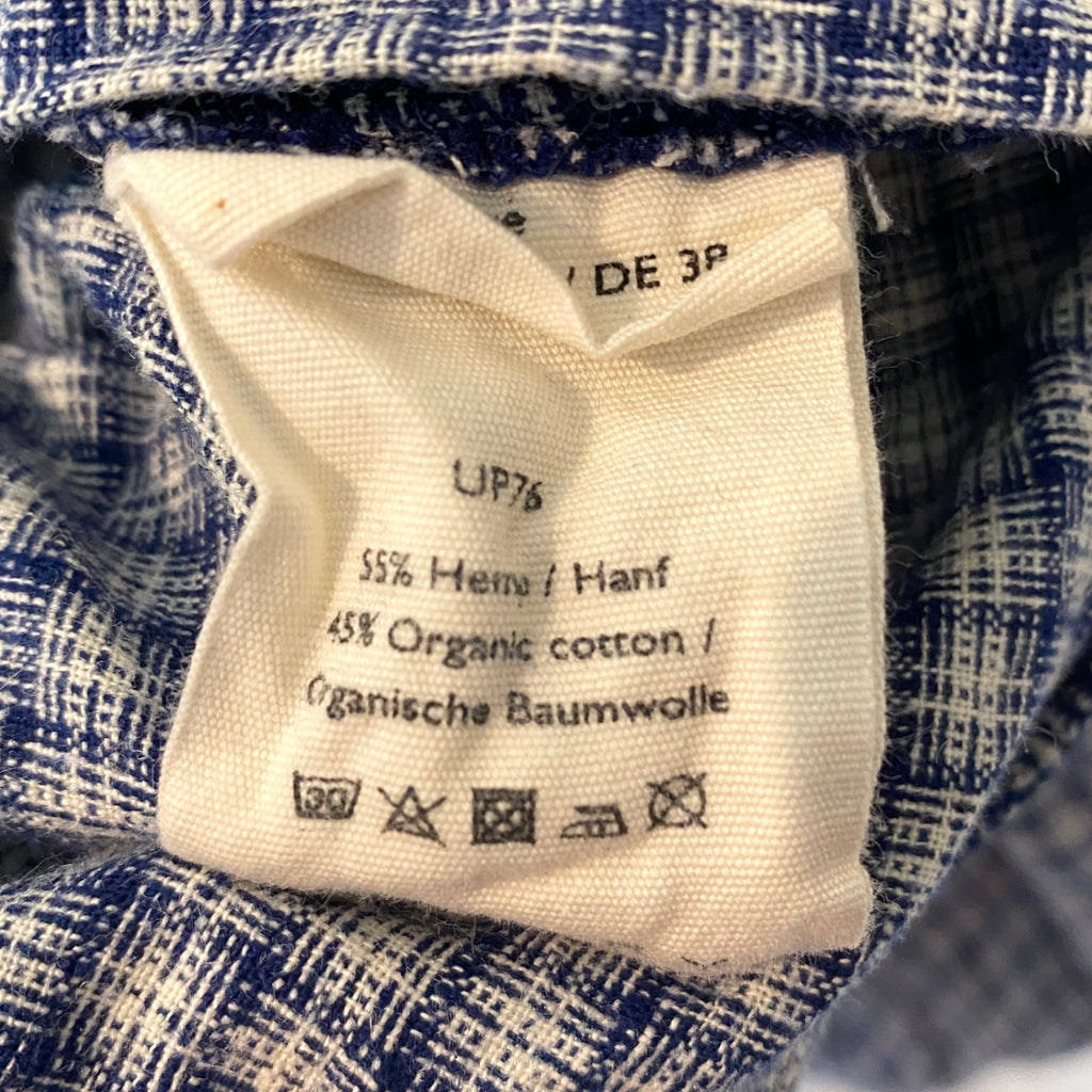 LOOP - Poetry Plaid Blouse, Sz 8 (#286)