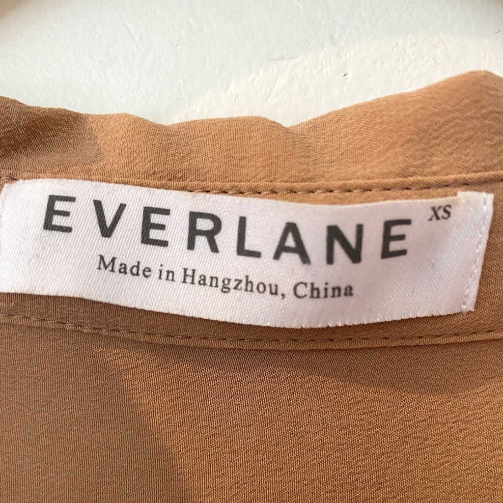 LOOP - Everlane Silk Blouse, Sz XS (#286)