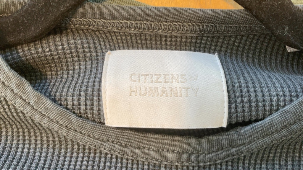LOOP- Citizens of Humanity Waffle Long Sleeve, Sz S (#281)