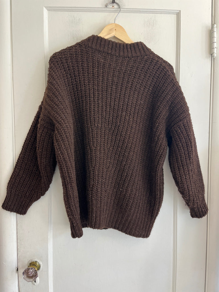 LOOP- Babaà Brown Wool Sweater 