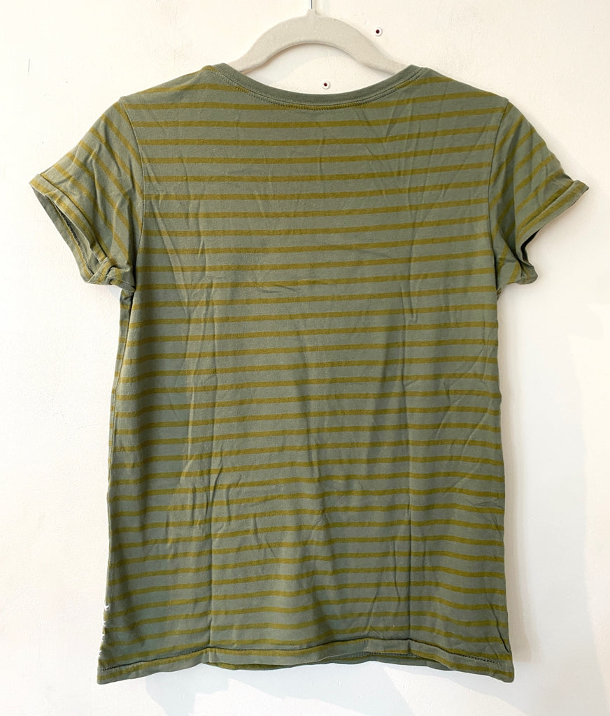 Imrie Stripped Cotton Tee, Sz Xs (#281)