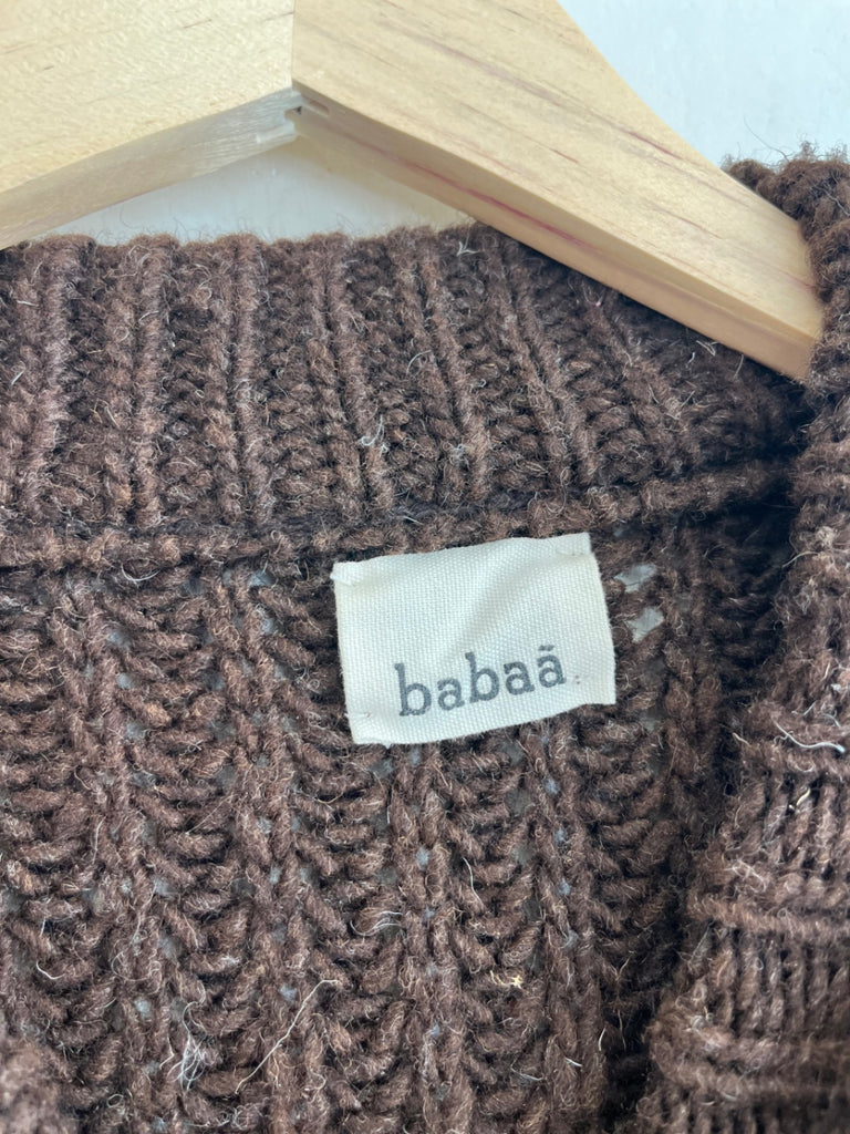 LOOP- Babaà Brown Wool Sweater 