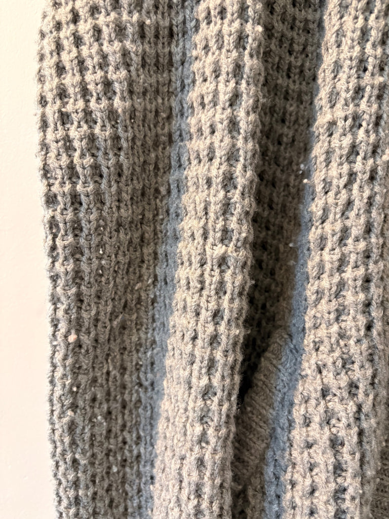 LOOP - Margaret O’Leary Grey Chunky Knit Cardigan, (#26)