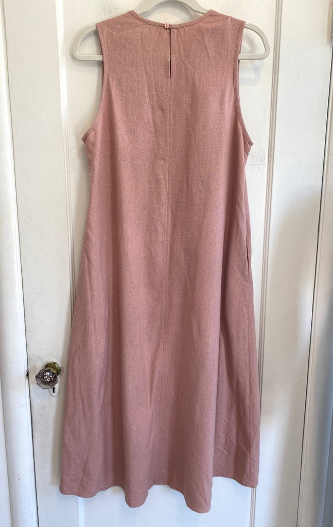 LOOP - Ali Golden Silk Dress, Sz M (#26)