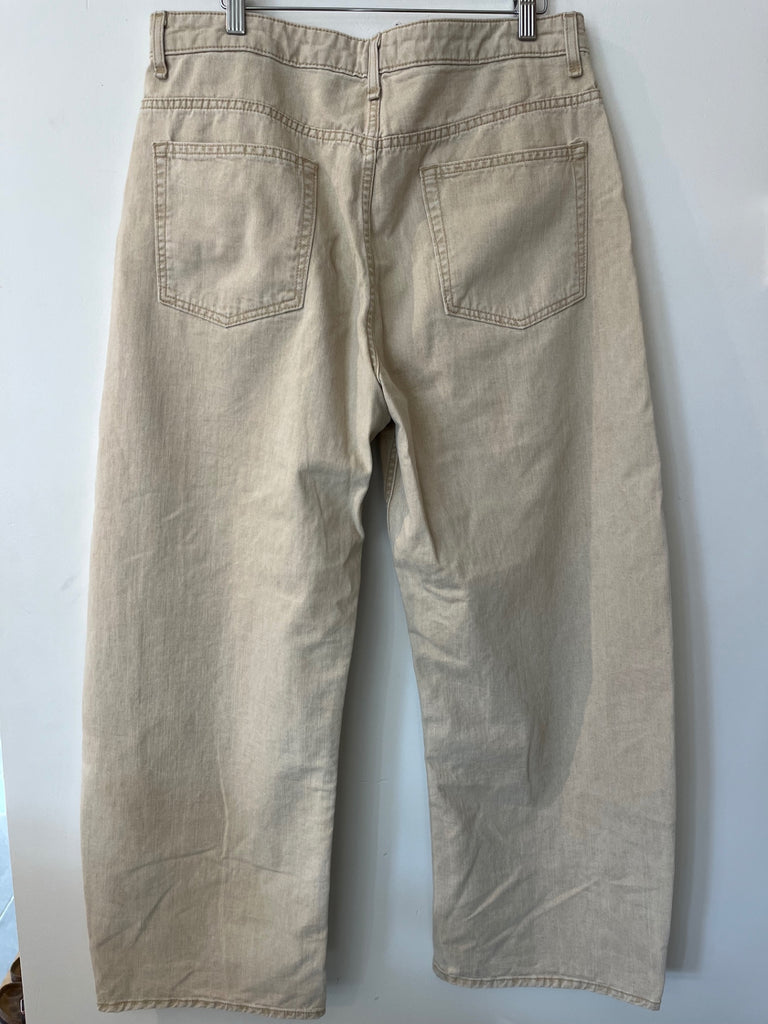 LOOP - ASKK NY Natural Canvas Work Pants, Sz 31 (#414)