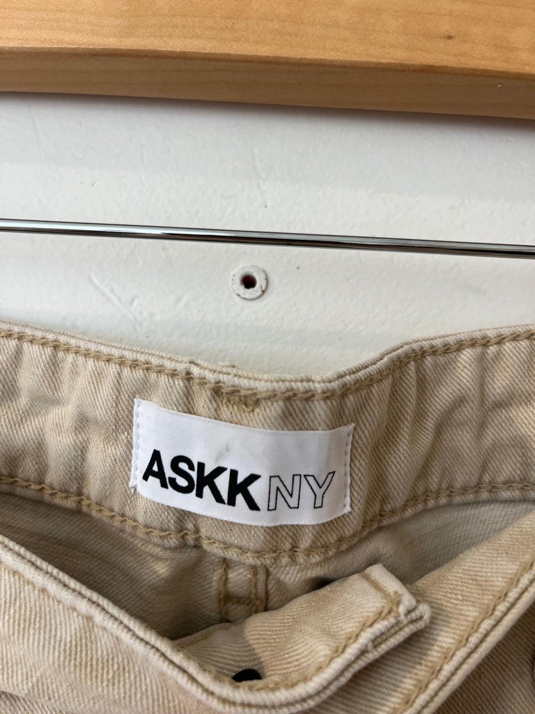 LOOP - ASKK NY Natural Canvas Work Pants, Sz 31 (#414)