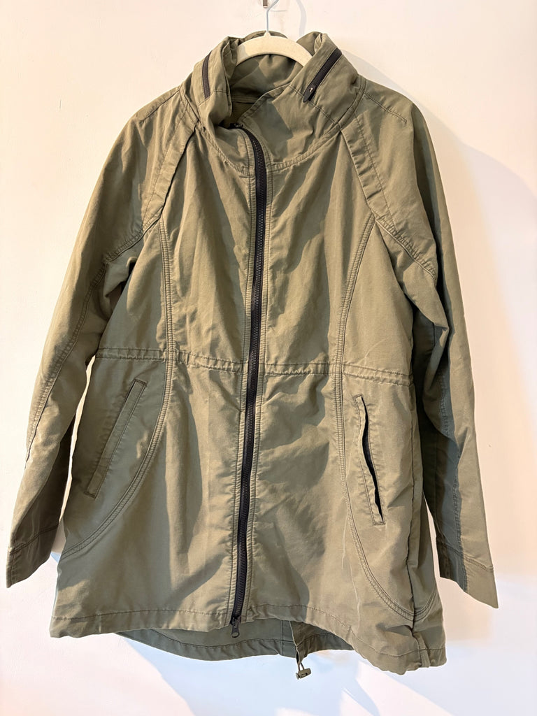 LOOP - PrAna Olive Green Zip Jacket, Sz M (#26)