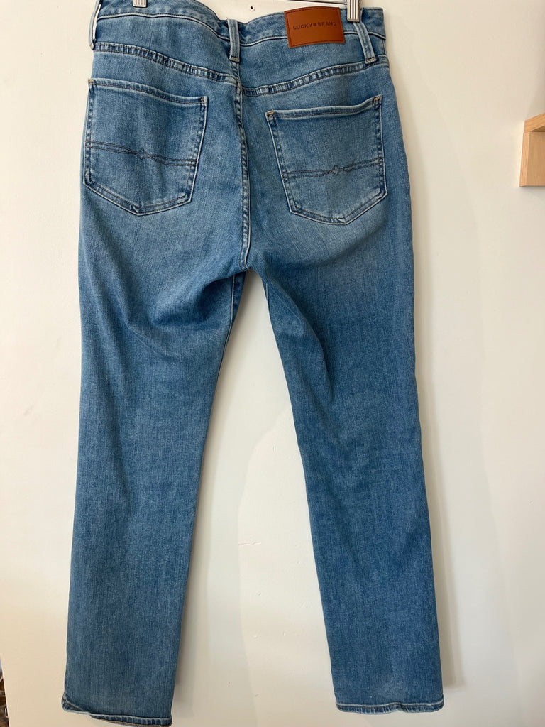 LOOP - Lucky Brand Mid-Rise Straight Jeans, Sz 30 (#414)