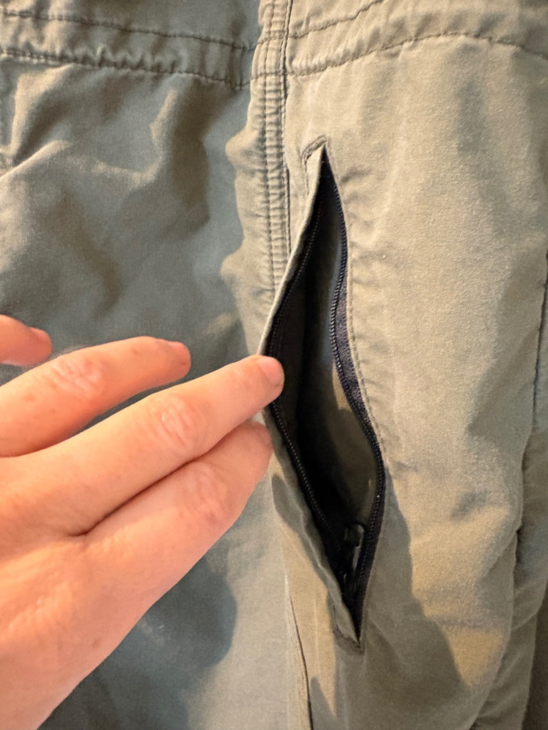 LOOP - PrAna Olive Green Zip Jacket, Sz M (#26)