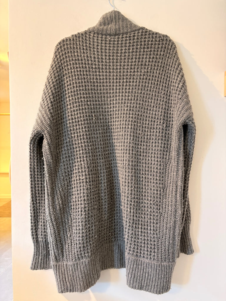 LOOP - Margaret O’Leary Grey Chunky Knit Cardigan, (#26)