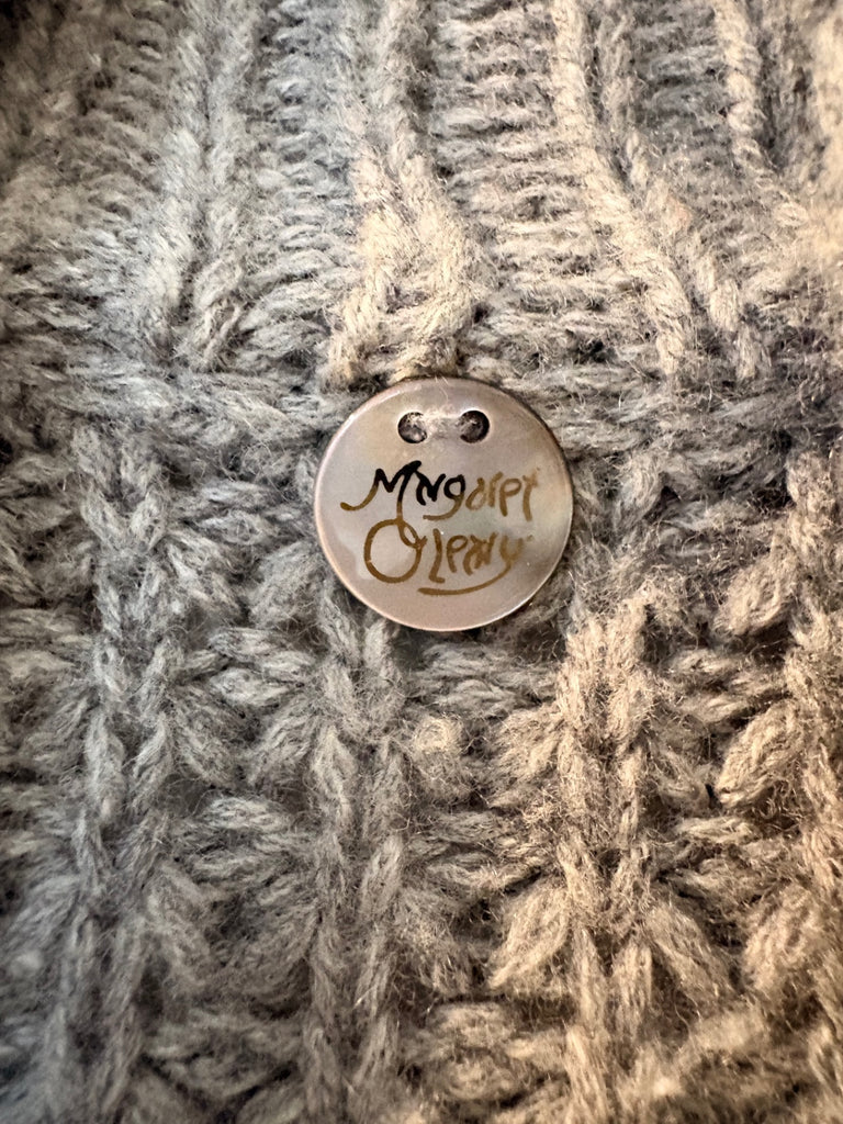 LOOP - Margaret O’Leary Grey Chunky Knit Cardigan, (#26)