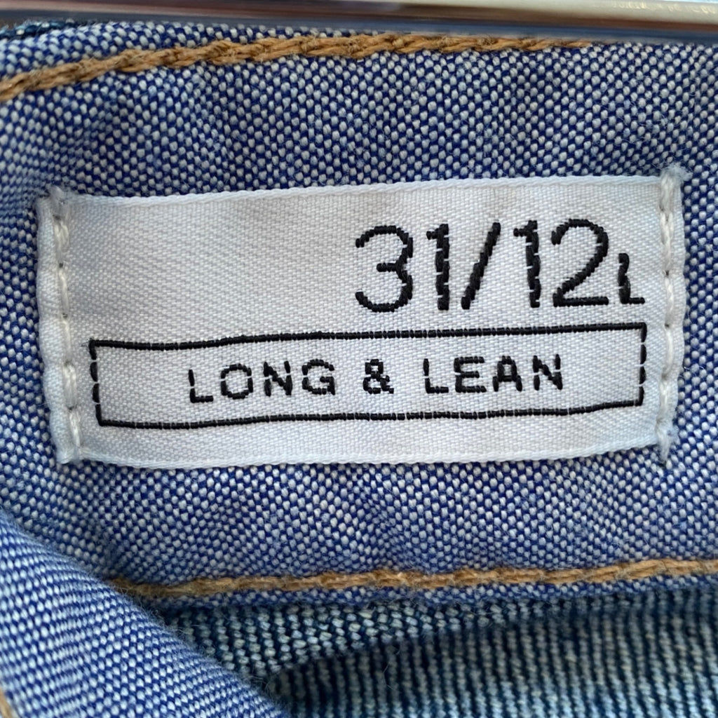 LOOP - GAP Long & Lean Jeans, Sz 31 (#100)