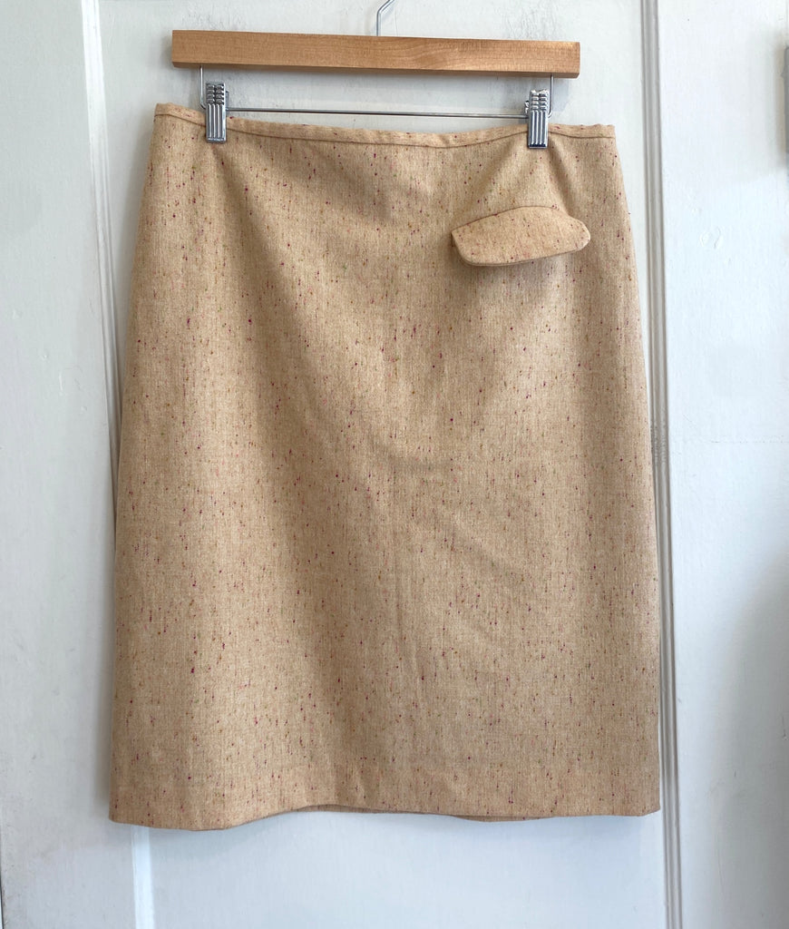 LOOP - Erica Tanov Wool Skirt, Sz 3 (#100)