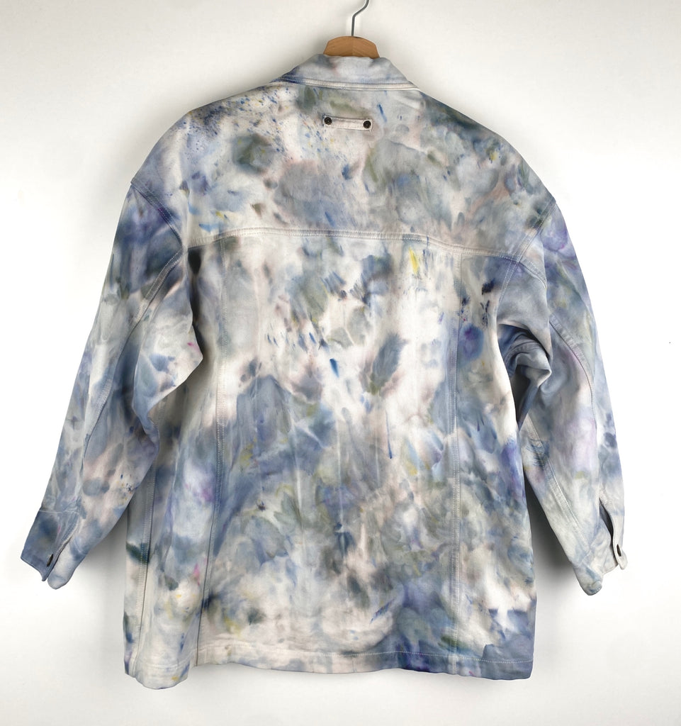 Hipcheck - Ice Dyed Cotton Barn Jacket, Liz Claiborne, Sz L