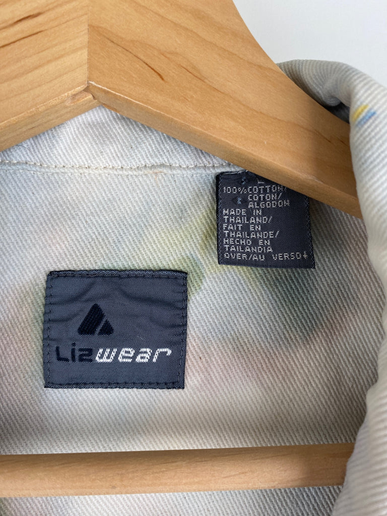 Hipcheck - Ice Dyed Cotton Barn Jacket, Liz Claiborne, Sz L