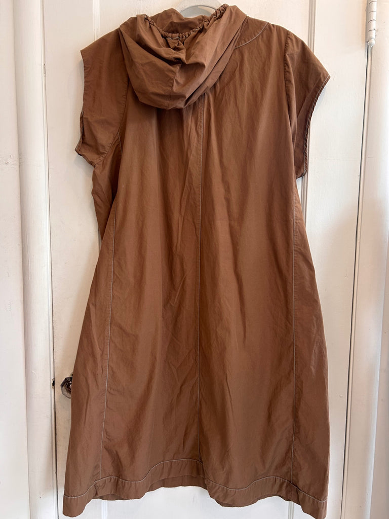 LOOP - Atelier Delphine Ghent Hooded Lagenlook Dress, Sz. L (#413)