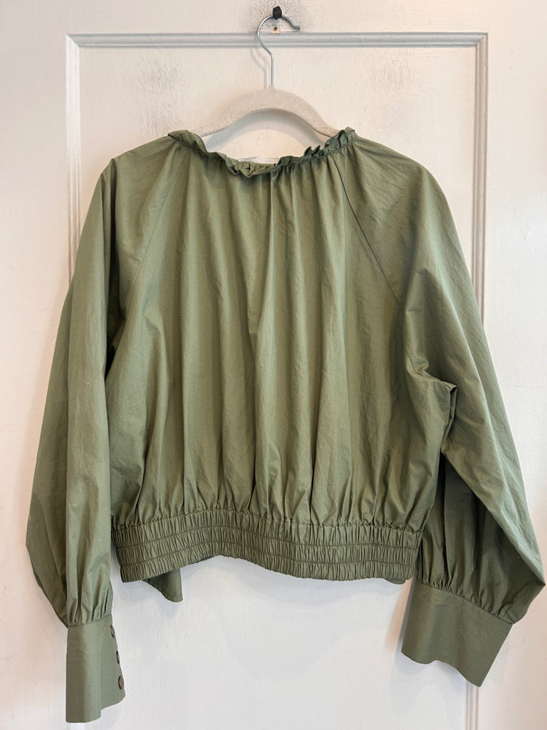 LOOP - Apiece Apart Green Top, Sz. 2 (#413)