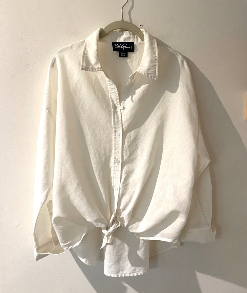 LOOP - Lesley Evers Button-Up Shirt, Sz XL (#467)