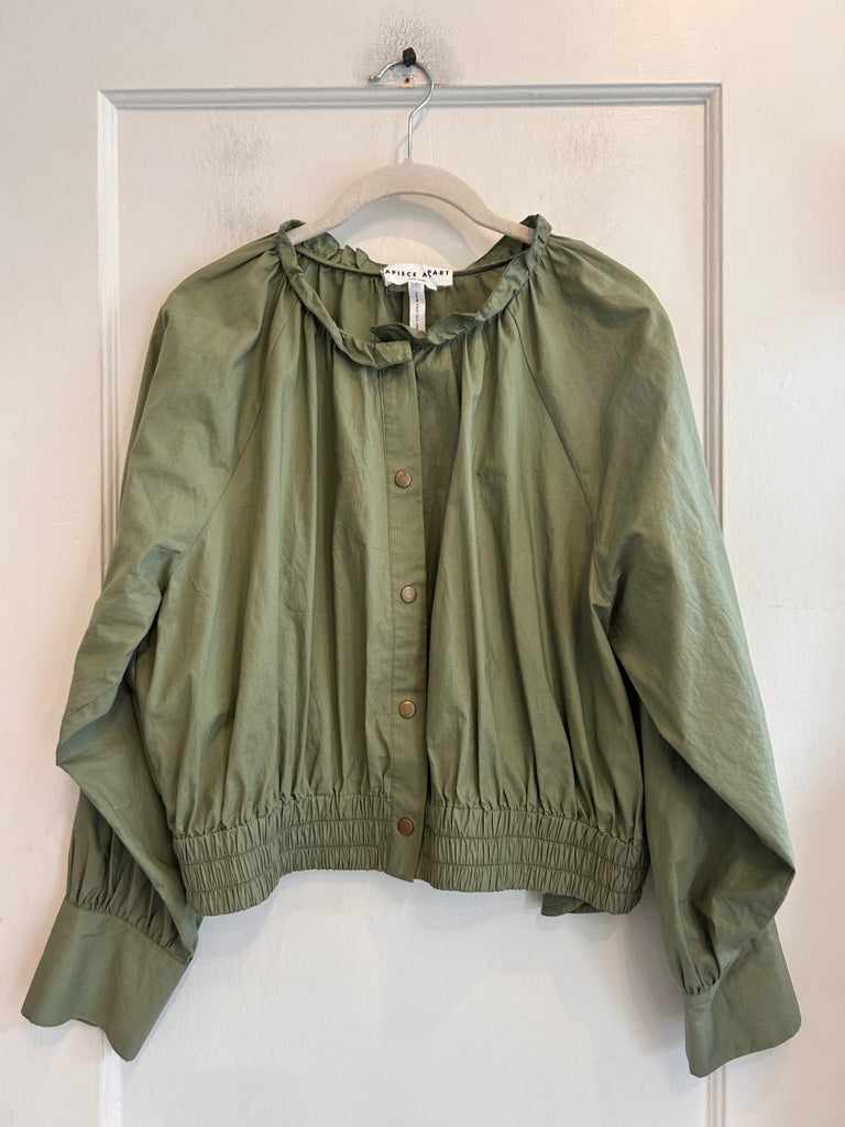 LOOP - Apiece Apart Green Top, Sz. 2 (#413)