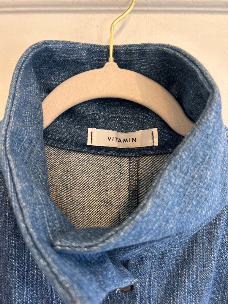 LOOP - Vitamin Denim Car Coat, Sz L (#413)