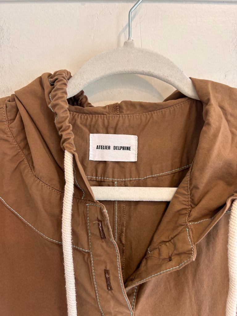 LOOP - Atelier Delphine Ghent Hooded Lagenlook Dress, Sz. L (#413)