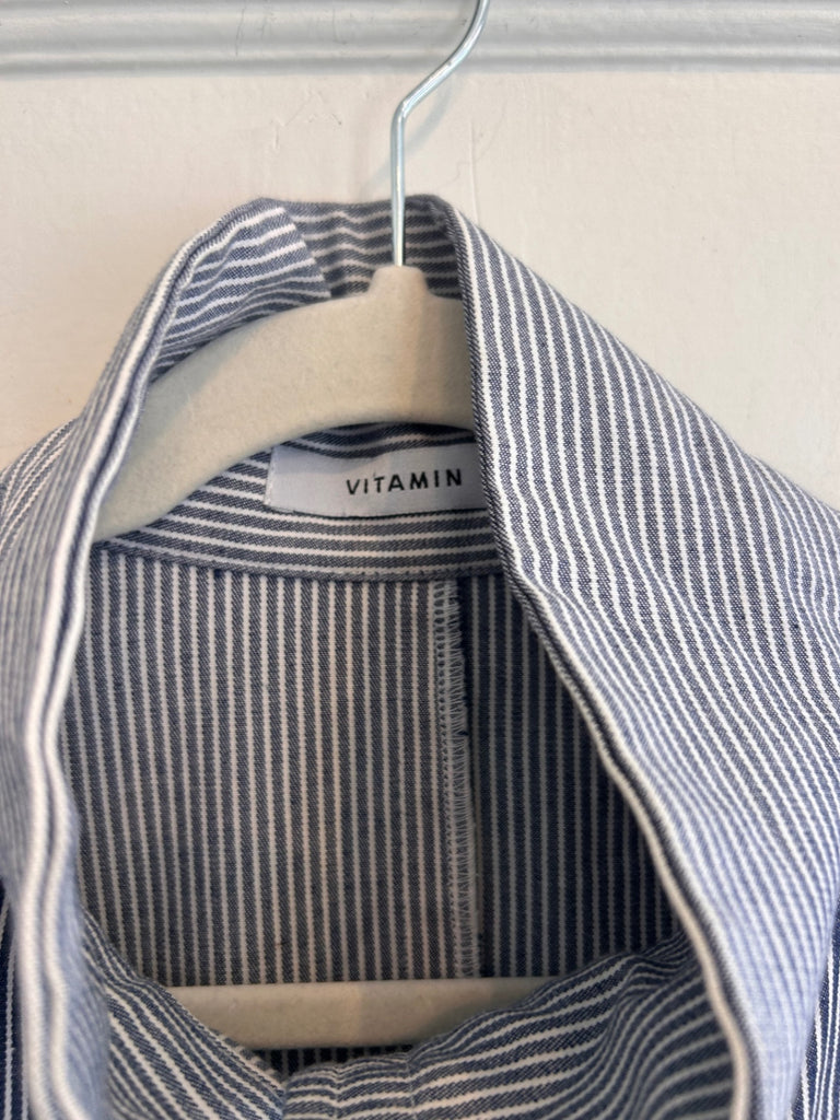 LOOP - Vitamin Railroad Stripe Jacket, Sz L (#413)