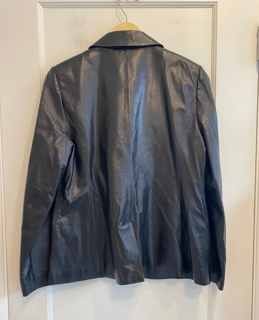 LOOP - Neiman Marcus Leather Jacket, Sz L (#413)