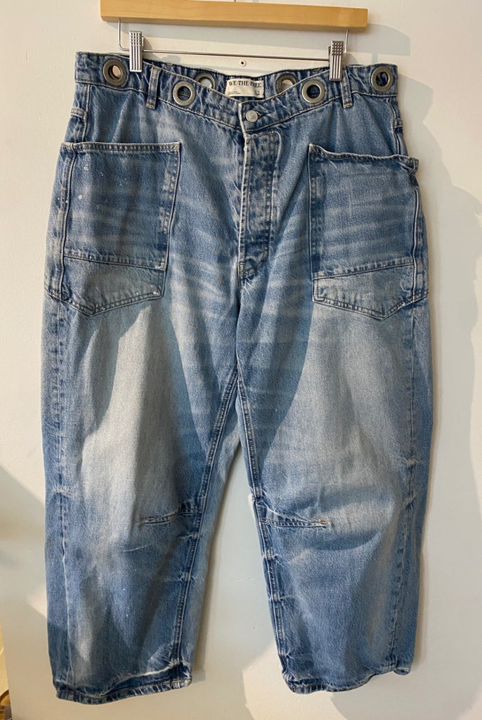 LOOP - We The Free Barrel Jeans, Sz 32  (#413)