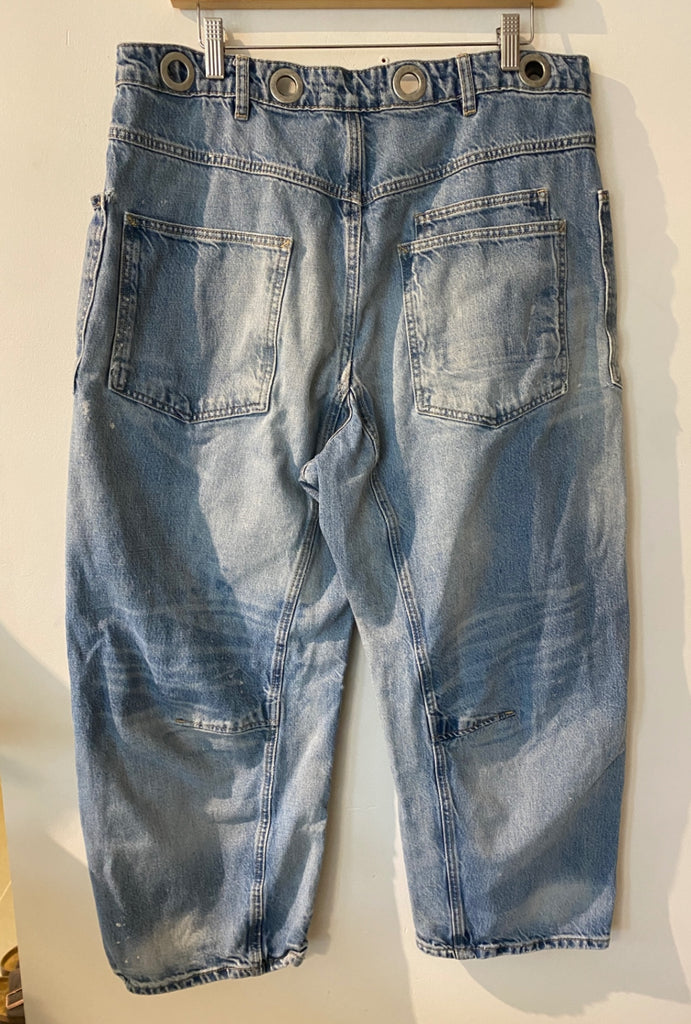 LOOP - We The Free Barrel Jeans, Sz 32  (#413)