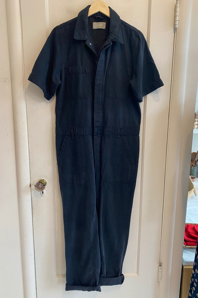 LOOP - Everlane Cotton Jumpsuit, Sz 10 (#413)