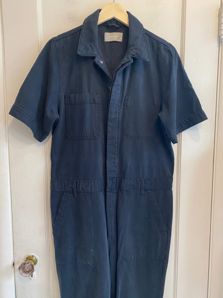 LOOP - Everlane Cotton Jumpsuit, Sz 10 (#413)