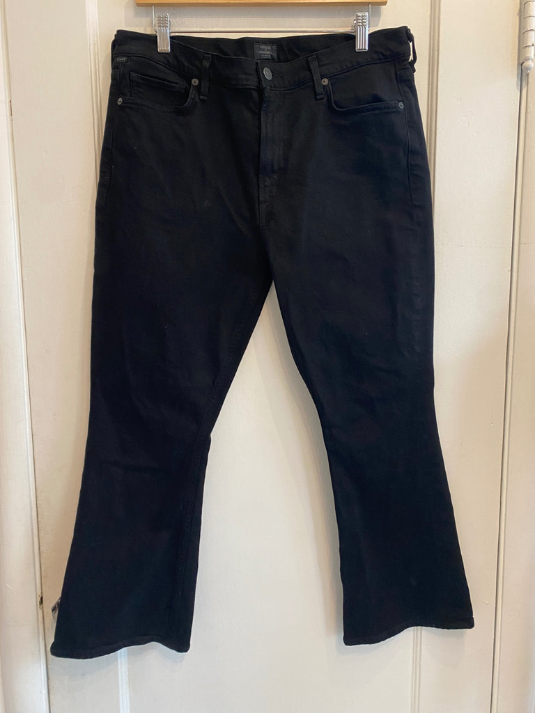 LOOP - Citizens of Humanity Demy Cropped Flare Jean, Sz 32 (#413)