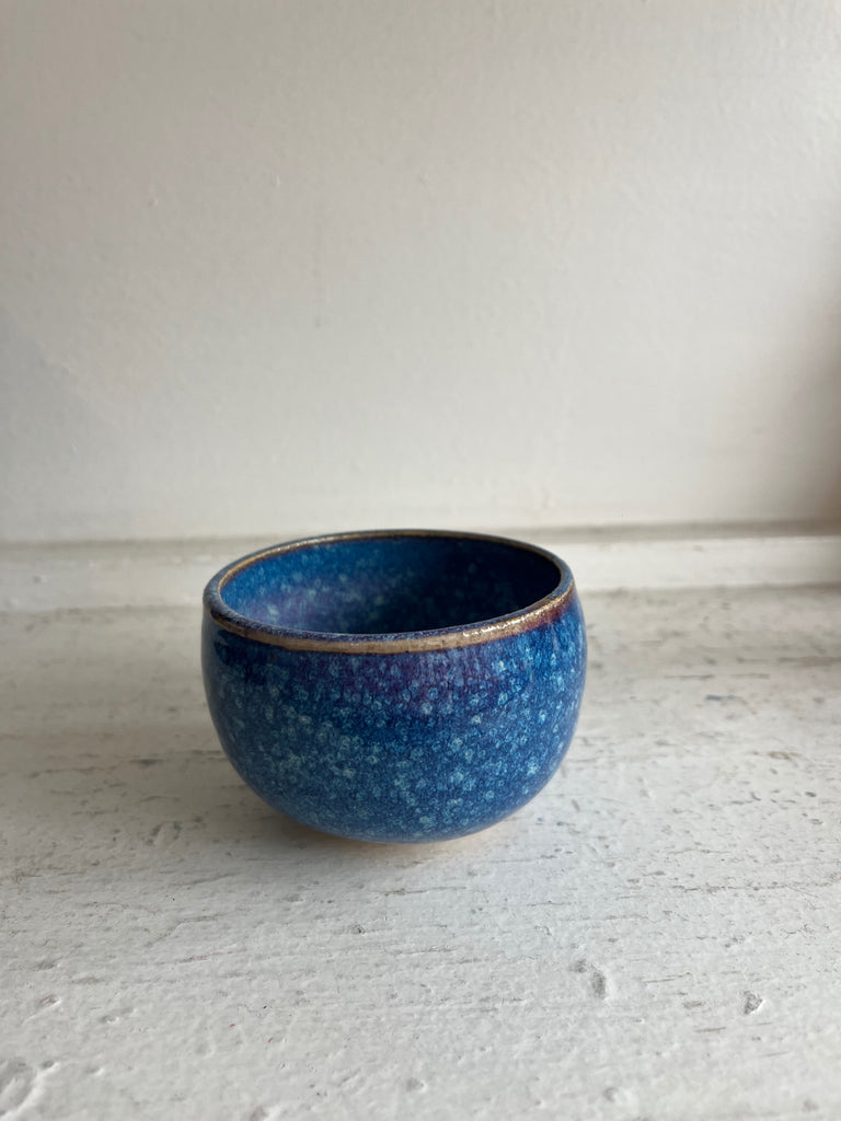 Clay Vessels - Ceramic Speckled Blue Tea Cup