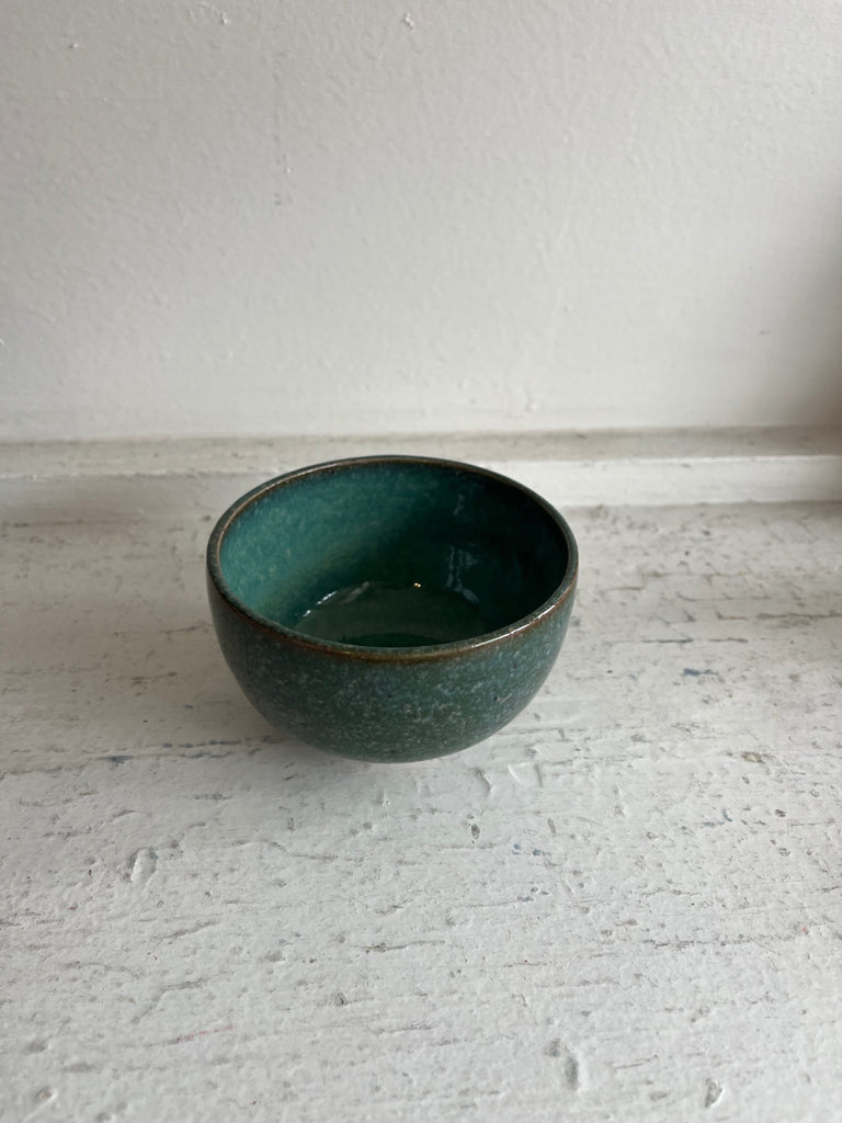 Clay Vessels - Ceramic Green Speckled Tea Cup