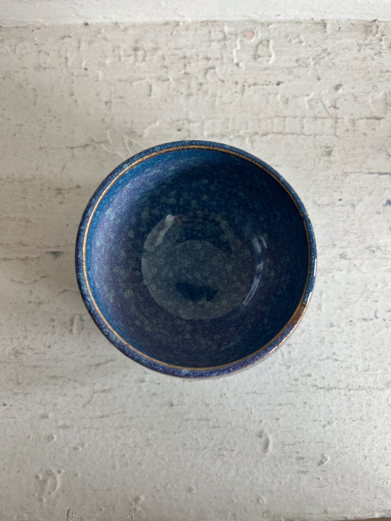 Clay Vessels - Ceramic Speckled Blue Tea Cup