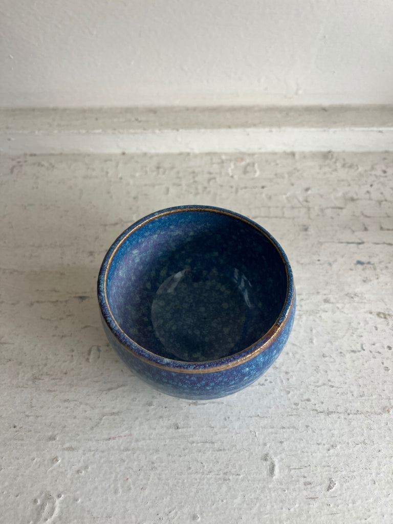 Clay Vessels - Ceramic Speckled Blue Tea Cup