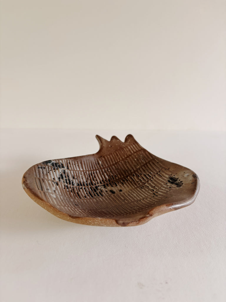 Elena Kaloyanova Brown Pomegranate Dish, large