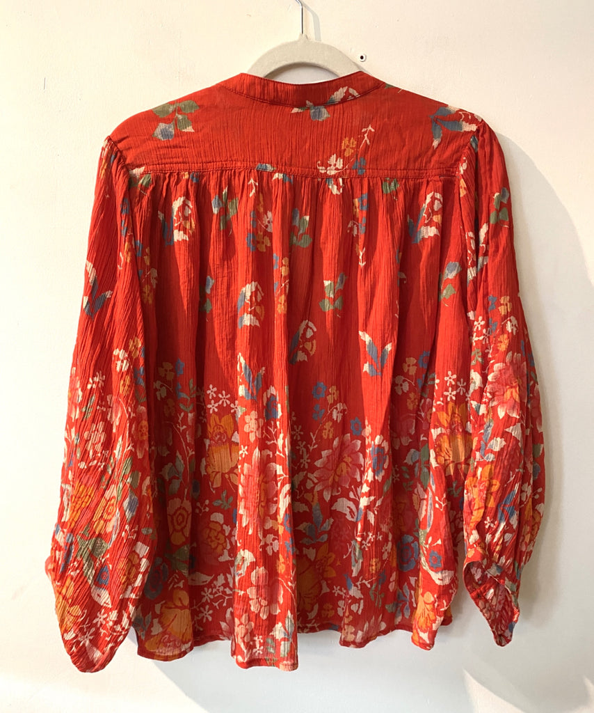 LOOP - Pilcro Floral Blouse, Sz M (#321) New!