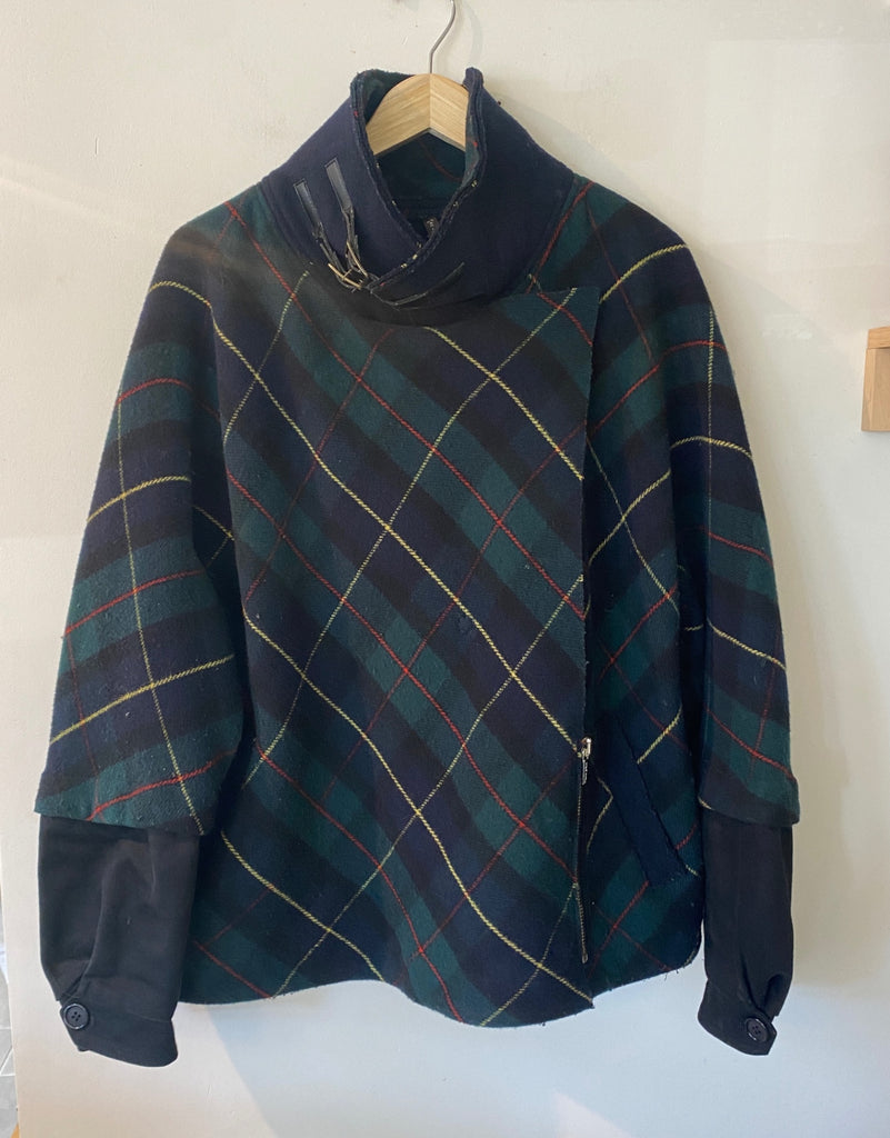LOOP - Manila Grace Plaid Jacket, Sz L (#413)